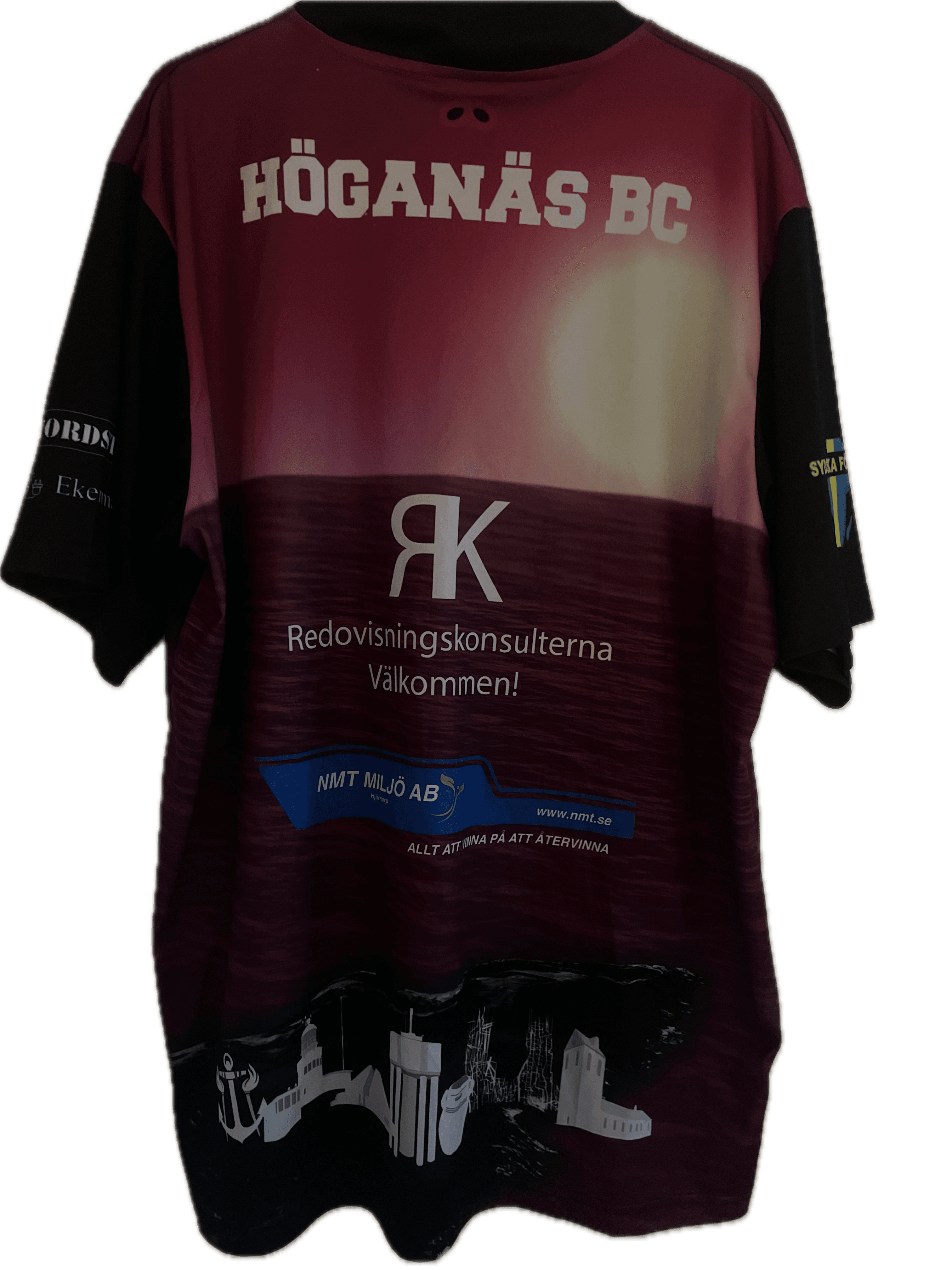 Höganäs matchtröja bak